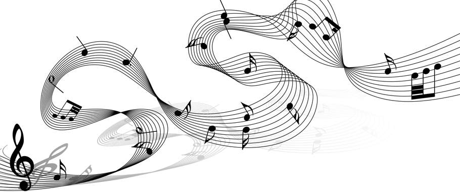 Modelfoto af noder Instrumenter og sang