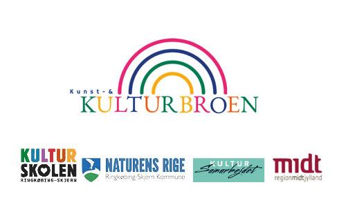 Logo for Kunst og Kulturbroen og samarbejdspartnere